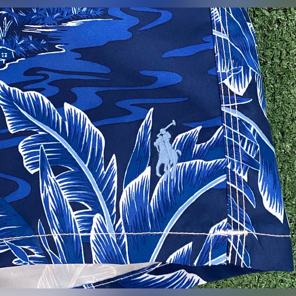 Polo Ralph Lauren Kailua Tropical Print Board Shorts Men’s Size Medium - Picture 2 of 9